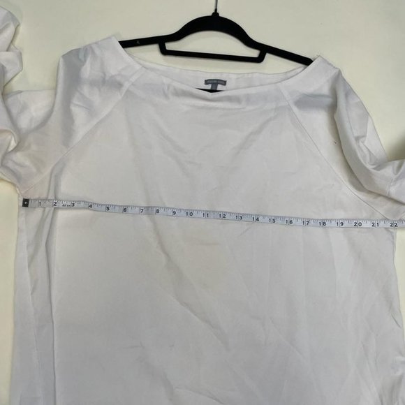 𝅺❤️👀❤️ White blouse with layered ruffled statement sleeves in XL - Picture 7 of 11